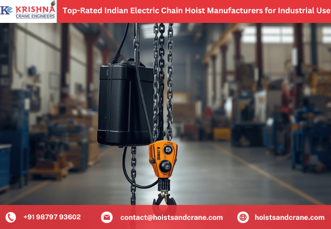 Top-Rated Indian Electric Chain Hoist Manufacturers for Industrial Use
